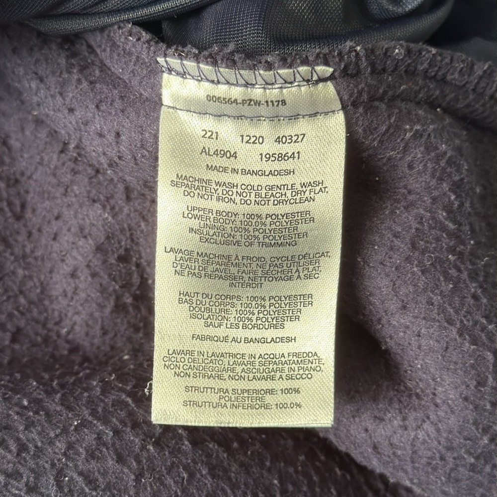 Columbia Women's Sweet View Fleece Hooded Pullover Lapis Blue Dark Nocturnal XL! - Picture 11 of 12